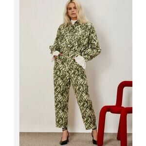 Ghospell Sculptural Jacquard Coverall Jumpsuit
XS